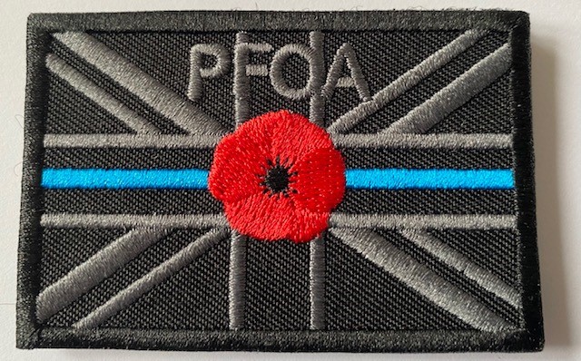 PFOA Velcro Poppy Badge